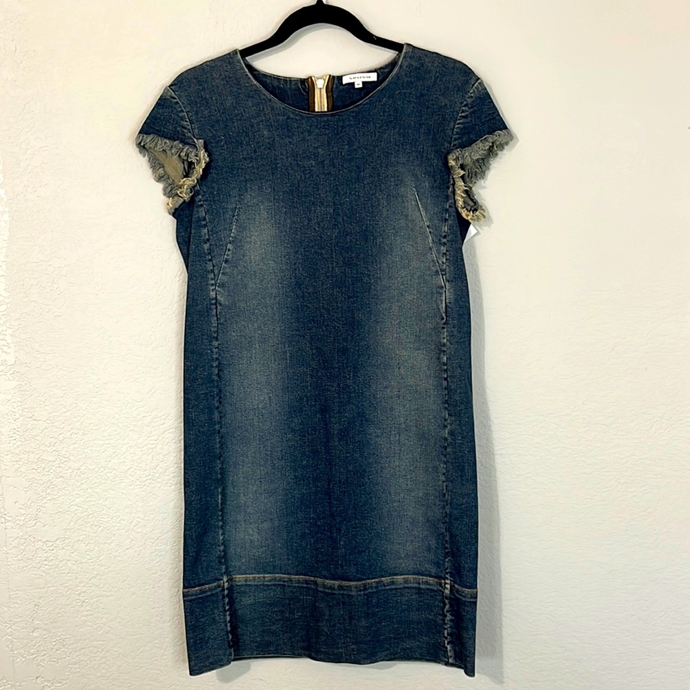 Surface to Air Jean Denim Shift Dress 40/M/8